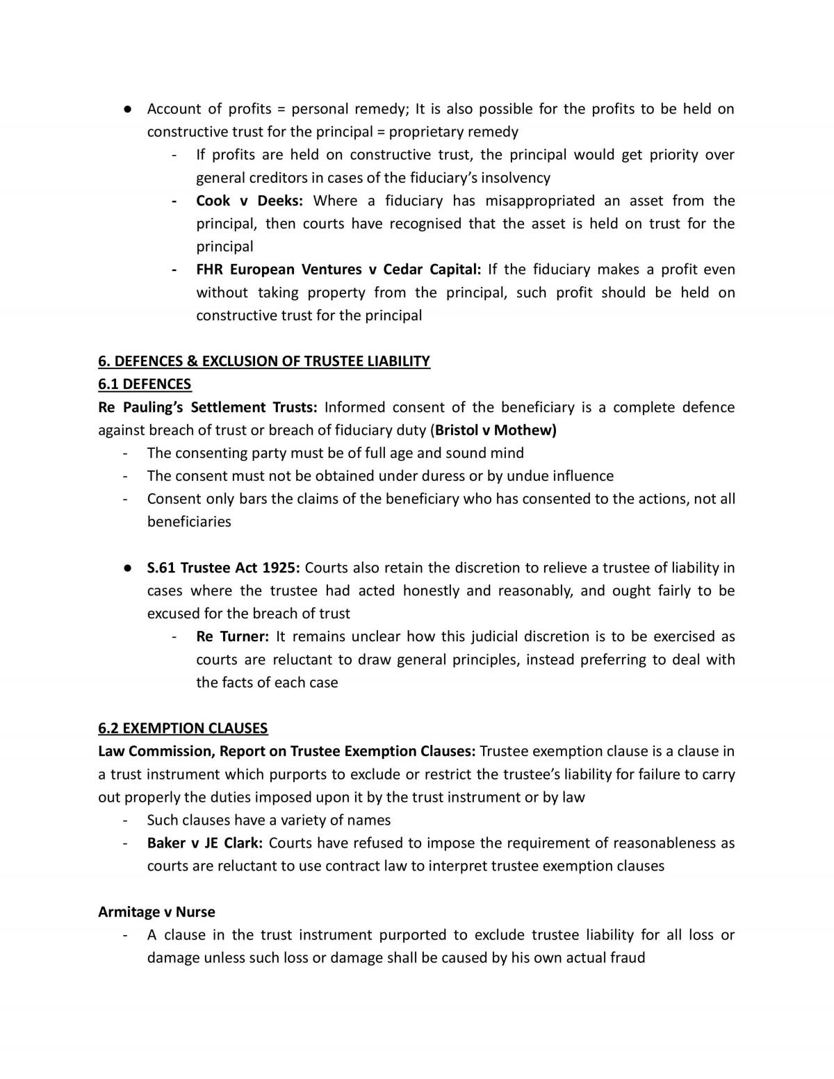 The Law of Trusts Notes - Page 41