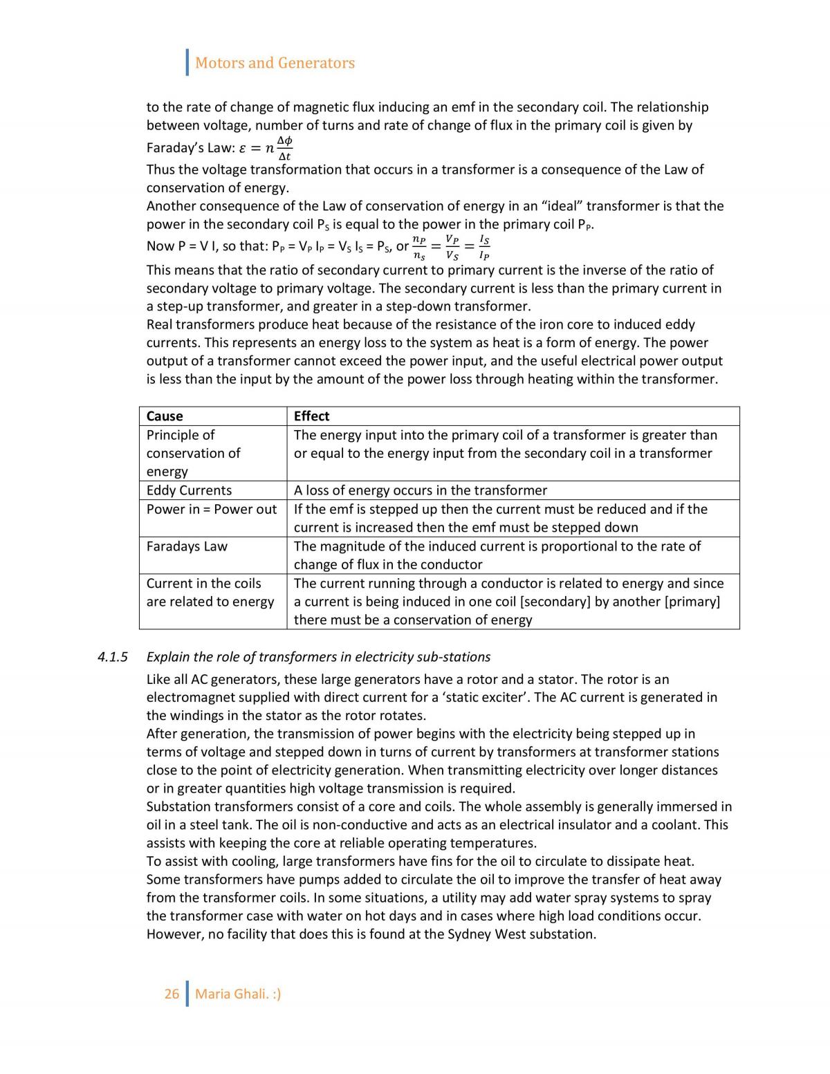 HSC Physics Motors and Generators - Page 26