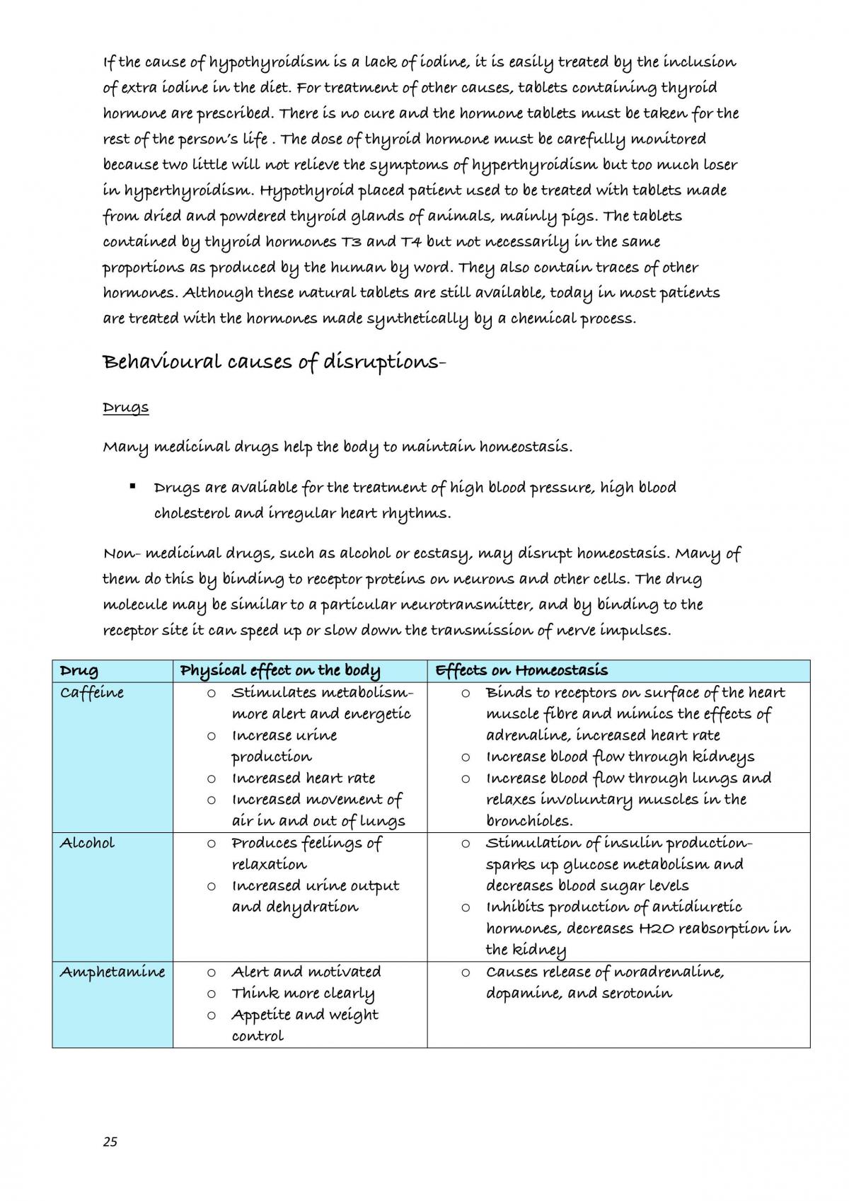 Homeostasis notes - Page 25