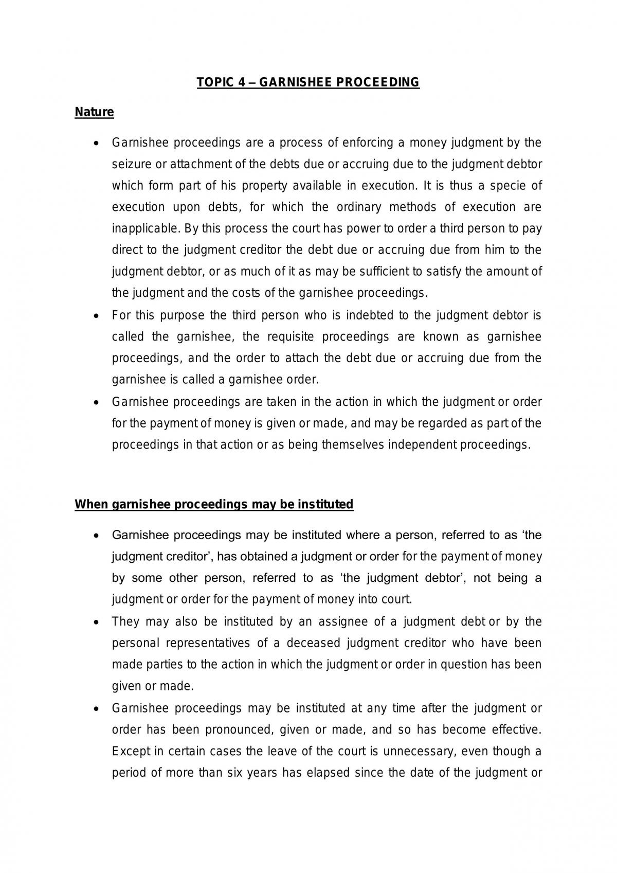 Law of Execution Notes - Page 23
