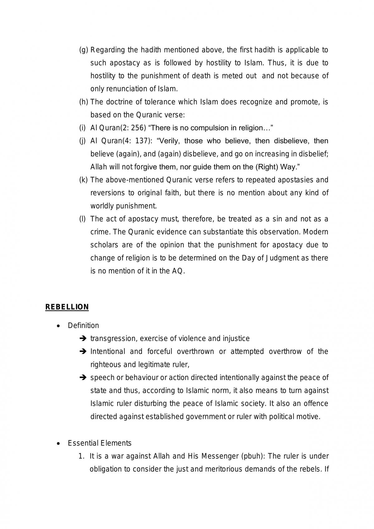 Islamic Law 2 Notes - Page 18