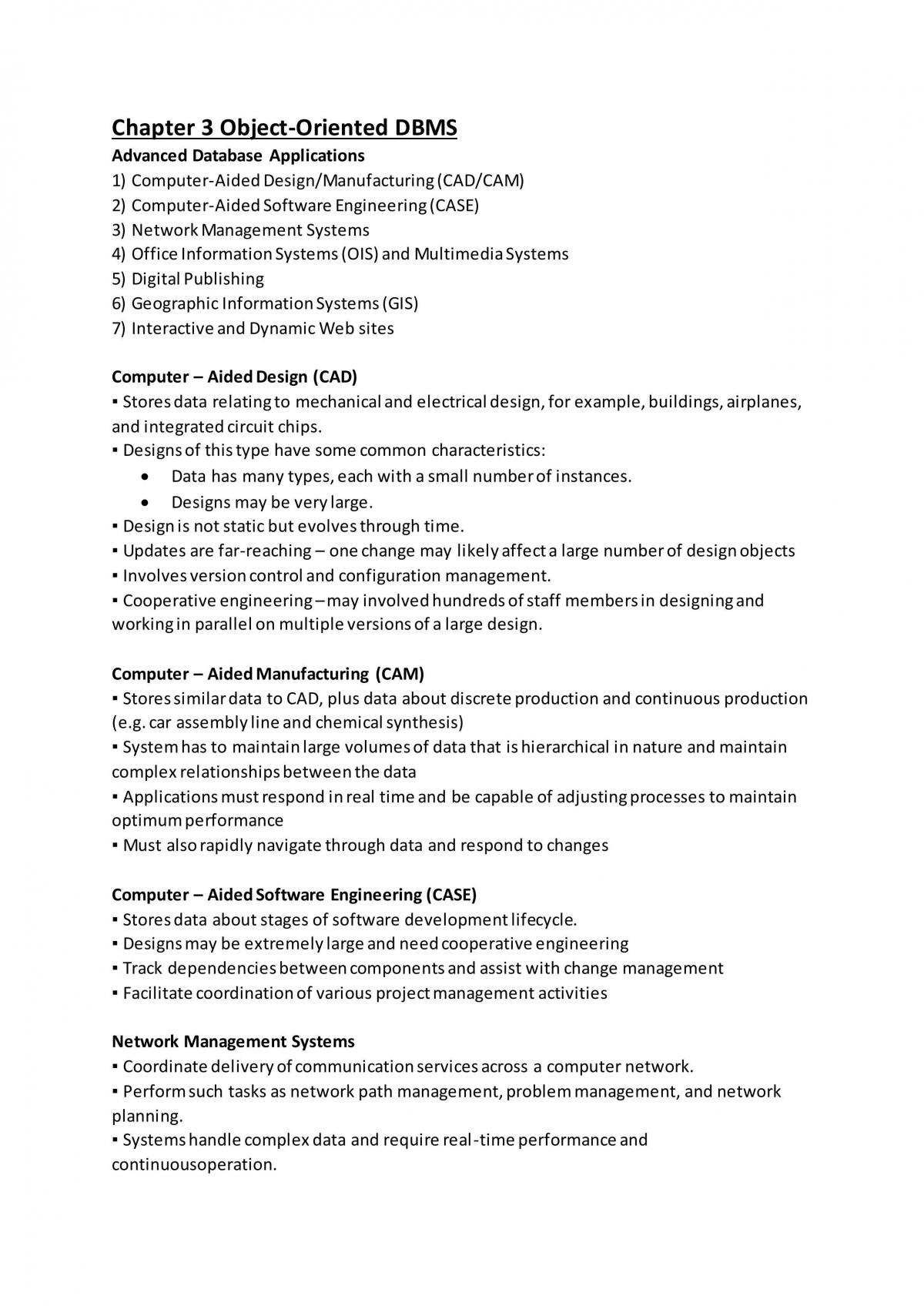 CMT321 Complete Study Notes - Page 11
