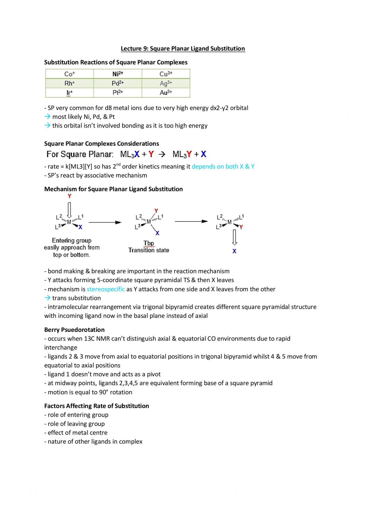 Coordination Chemistry Comprehensive Notes - Page 40