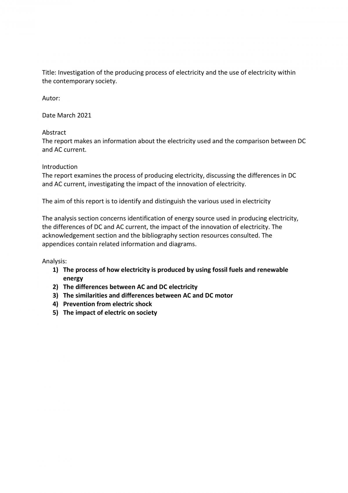 Engineering report (electricity) (motor) - Page 3