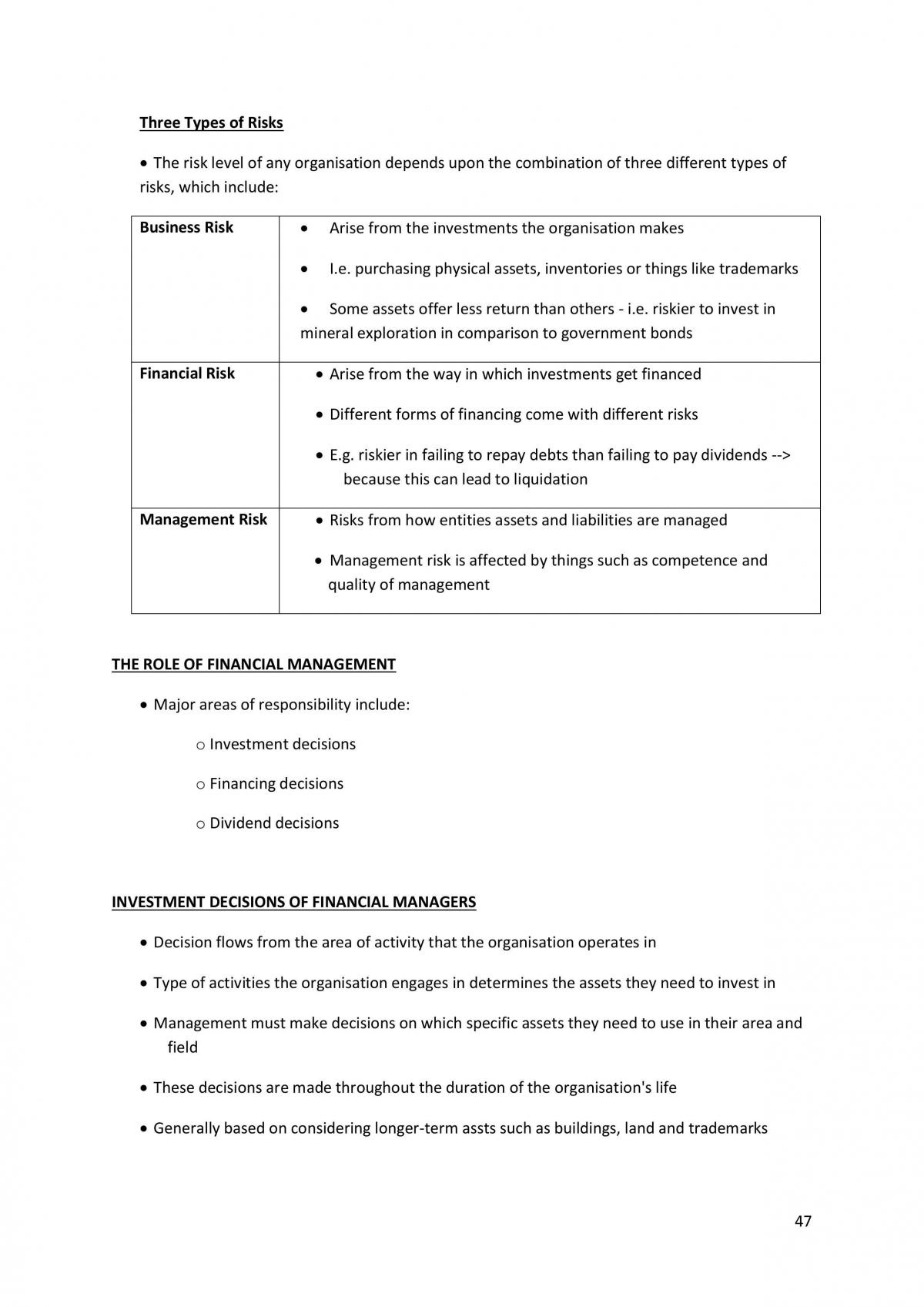 MAA 103 Accounting for Decision Making Notes  - Page 47