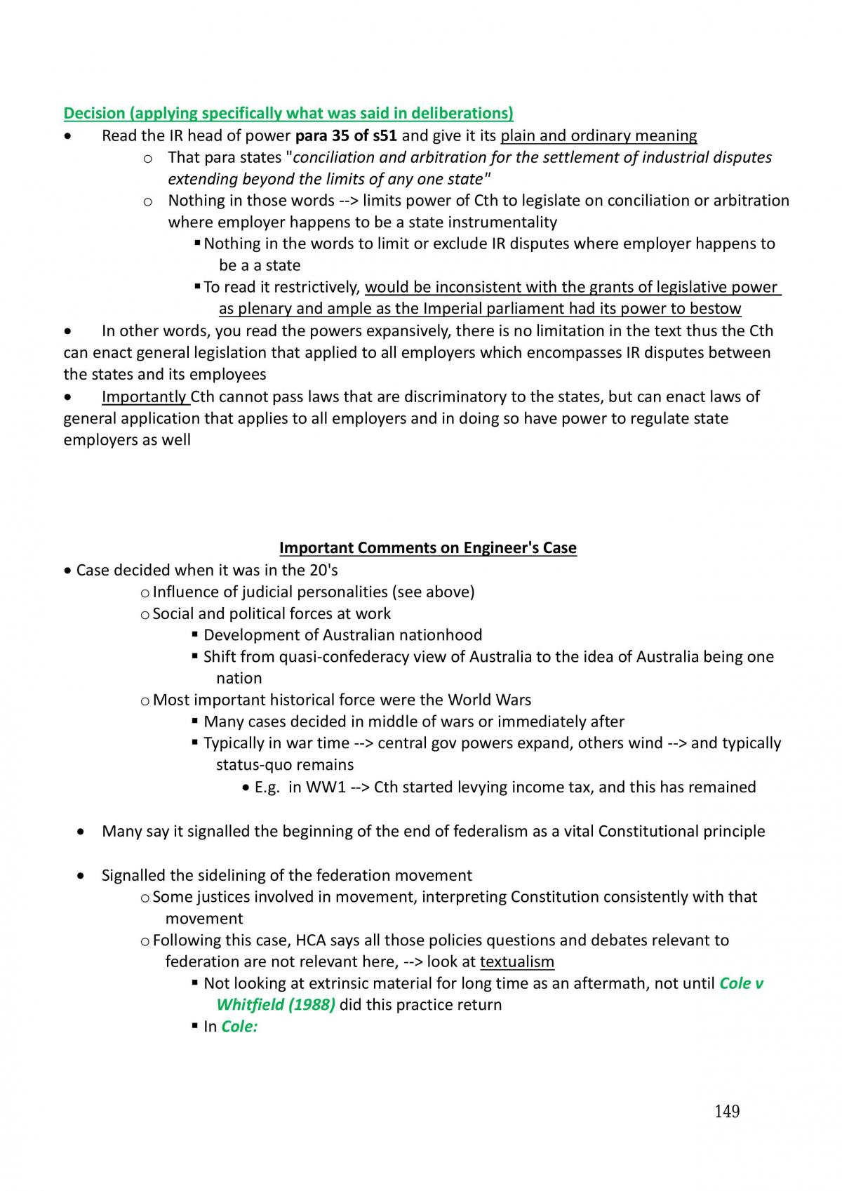 Constitutional Law Notes - Page 149