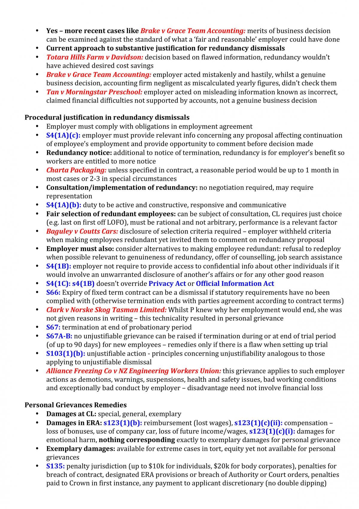 LAWS413 Summary Notes  - Page 16