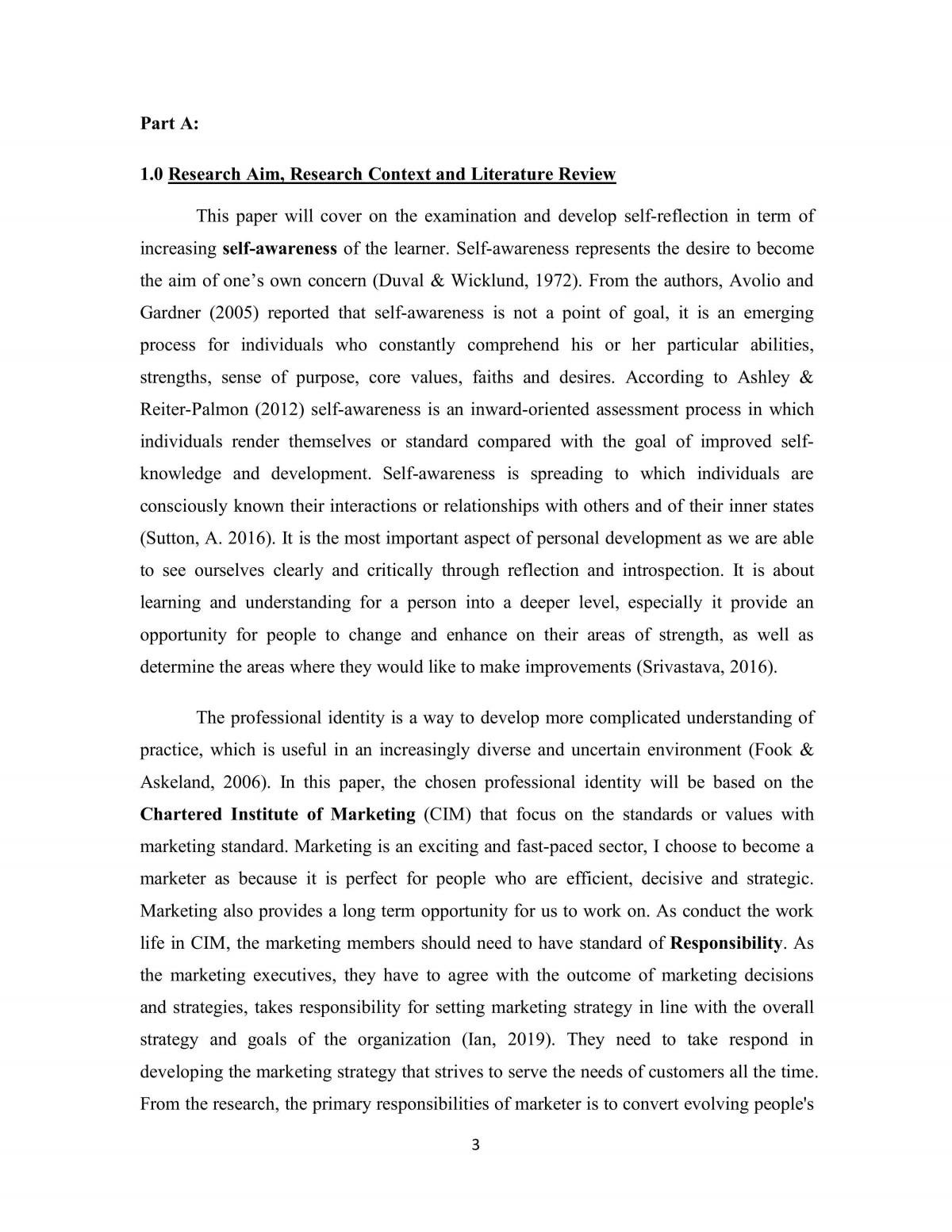 examples of johari window essay