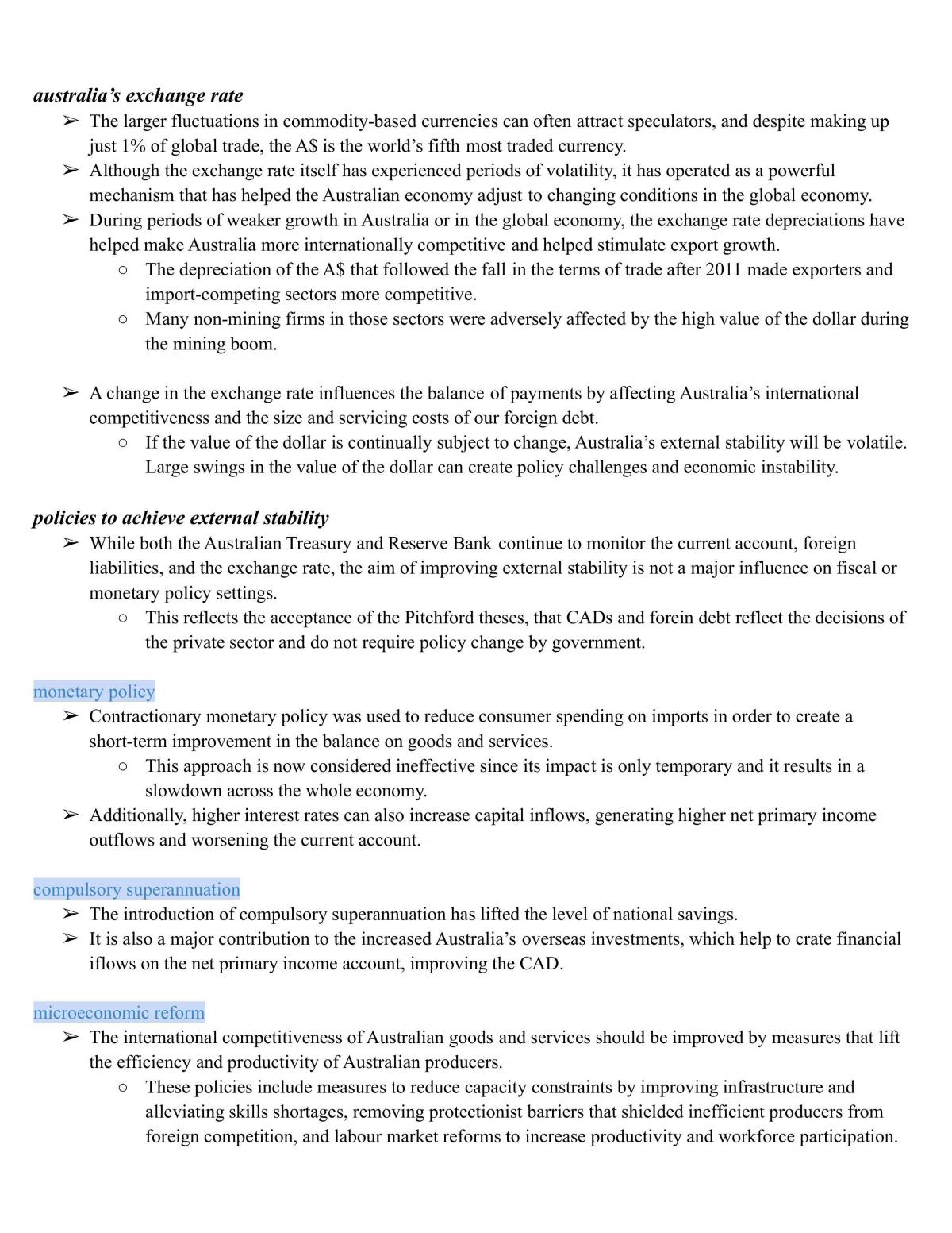 Economics - Topic 3: Economic Issues (notes) - Page 23