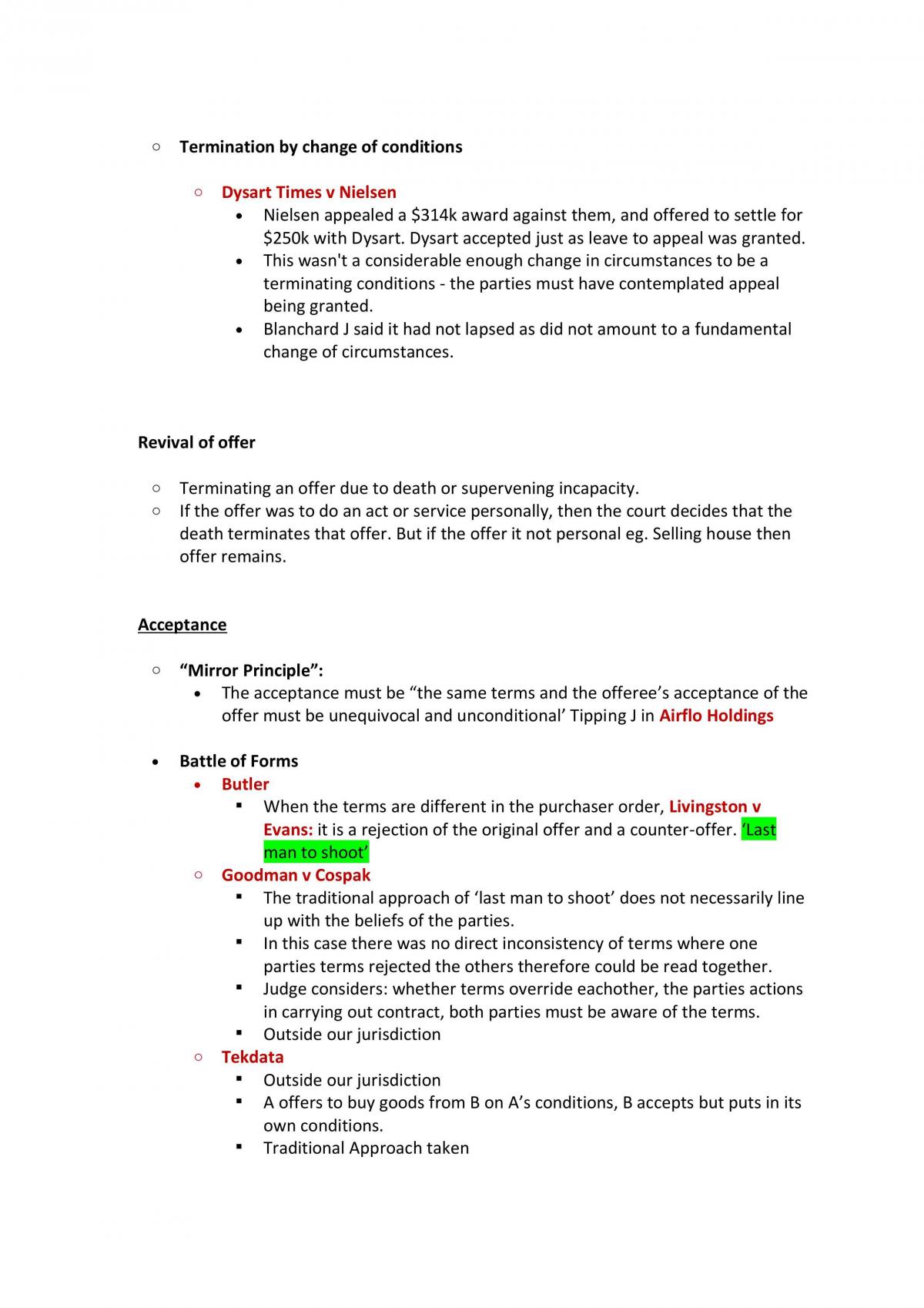 LAWS202 Final Exam Notes - Page 18