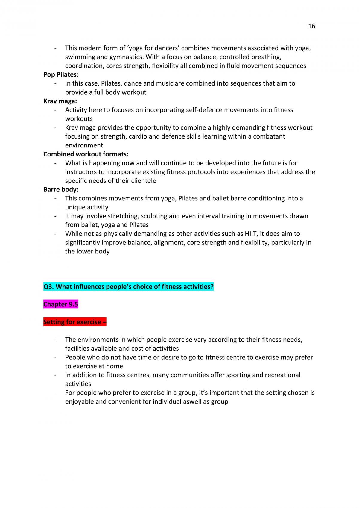 Complete Study Notes for PDHPE Preliminary Exam - Page 16