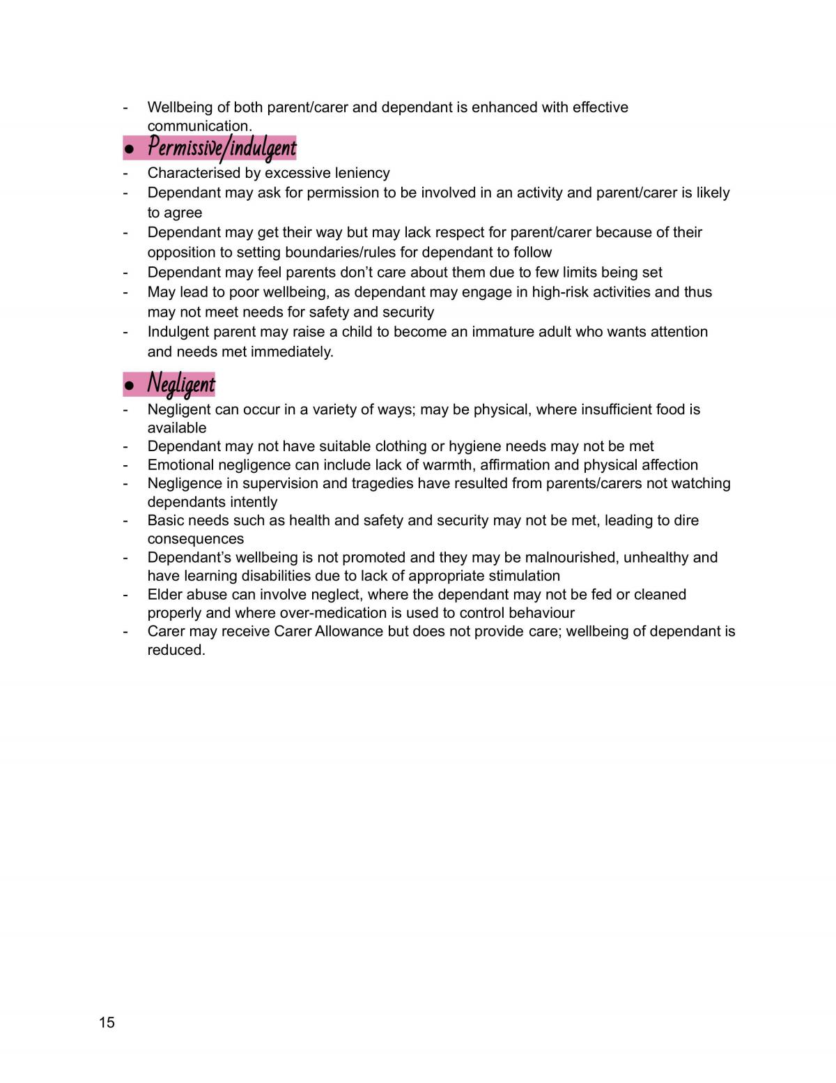 Parents and Carers - Community and Family Studies - Page 15