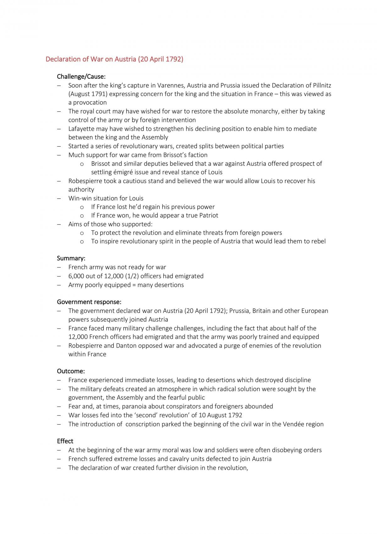 French Revolution Full Study Notes - Page 54