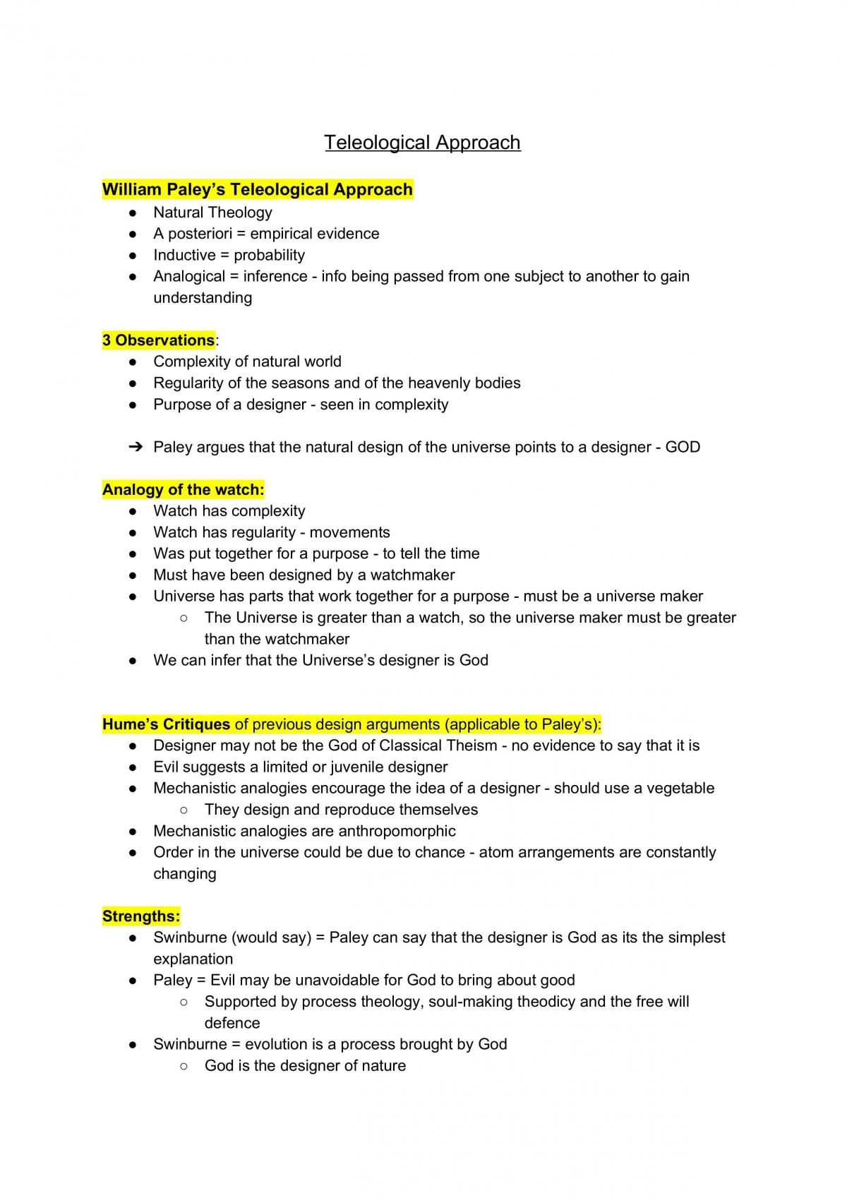 Year 1 Philosophy a level notes  - Page 3