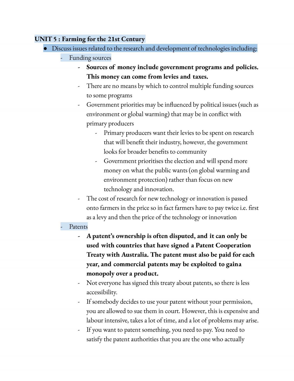 Agriculture HSC Notes - Page 95