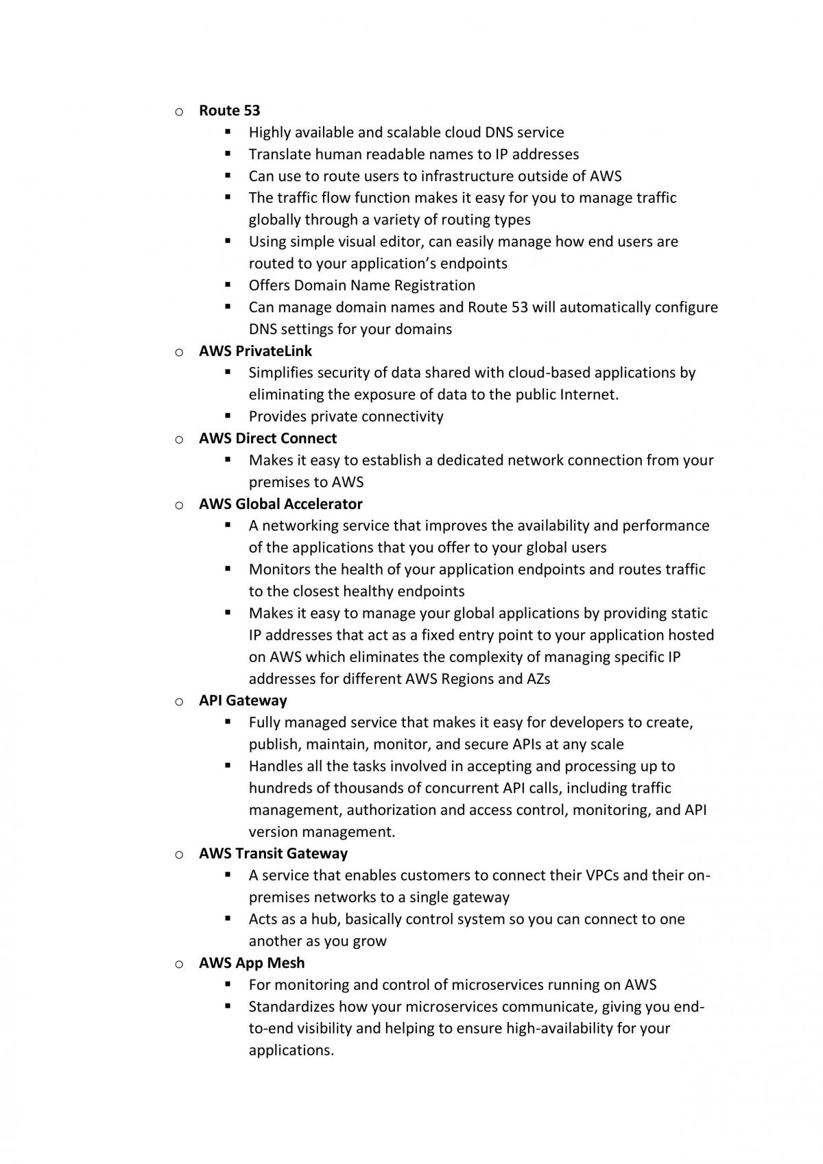 IS434 AWS Cloud Practitioner Certification Study Notes - Page 31