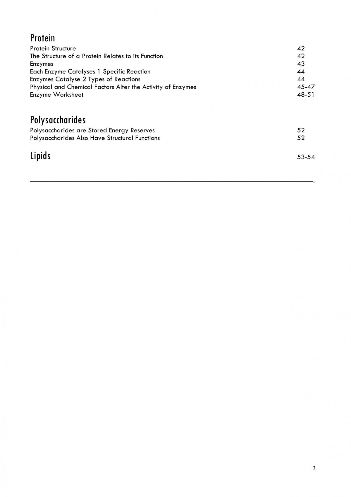 Cells, Macromolecules and Metabolic Processes - Page 3