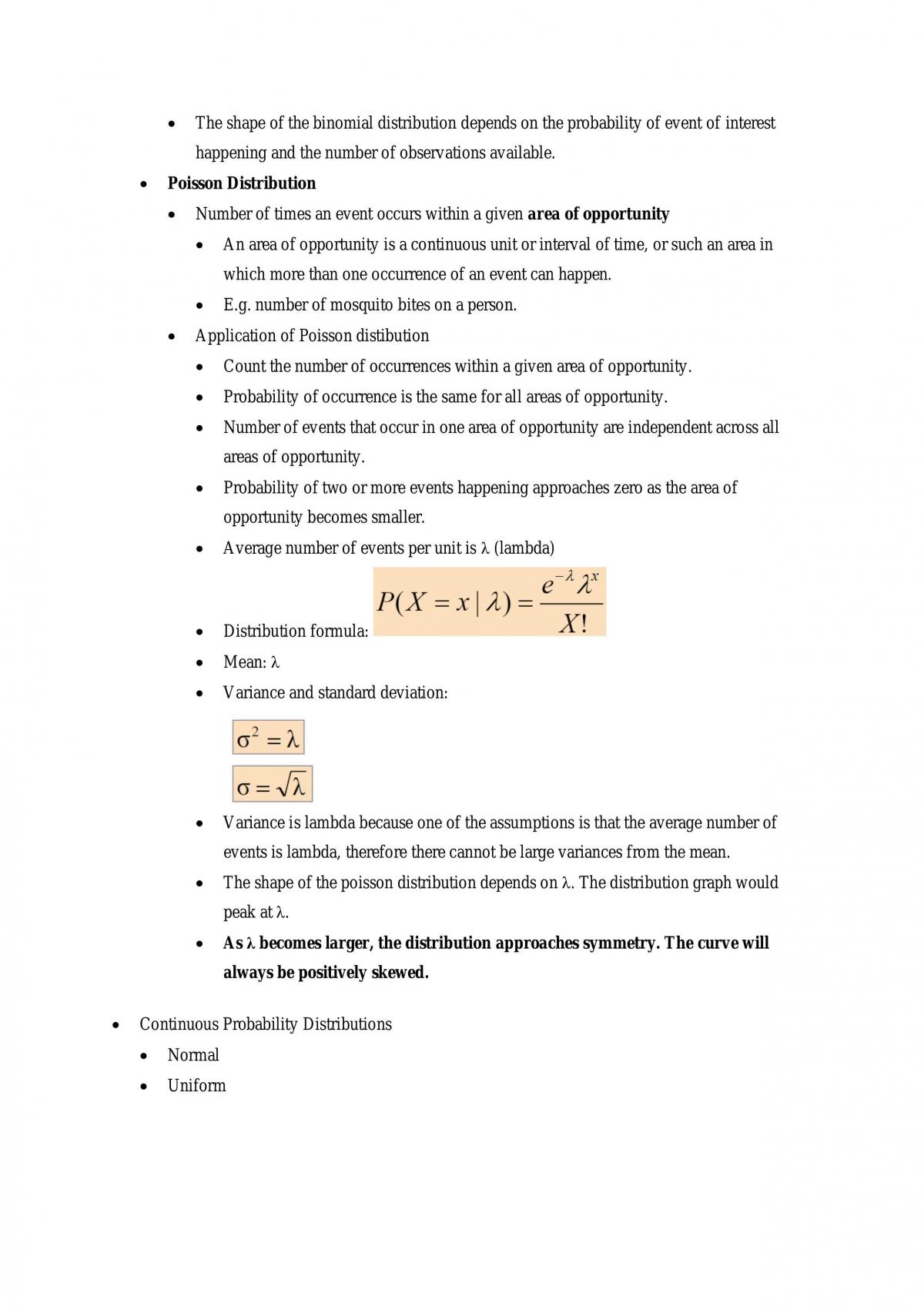 Introductory Statistics Notes - Page 18