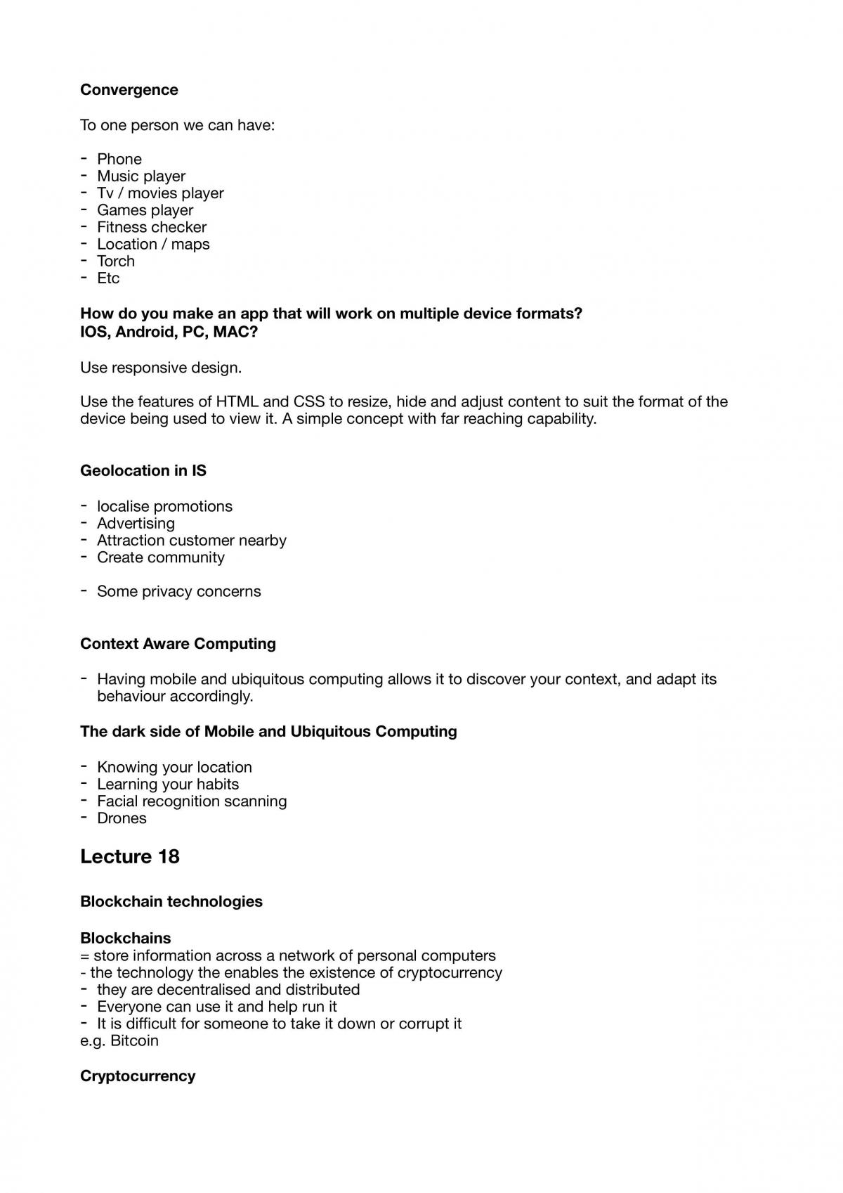 Introduction to Information Systems Notes - Page 36