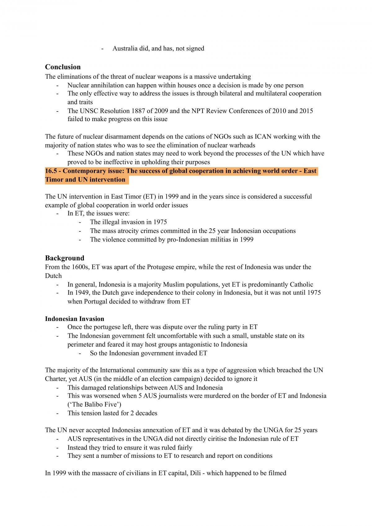 World Order Notes  - Page 35