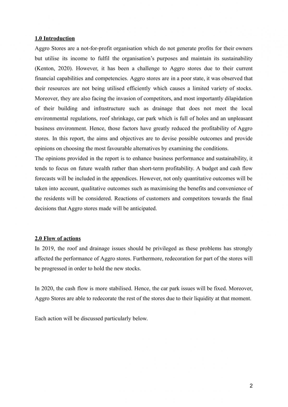 Management Accounting Techniques & Decisions Coursework - Page 3