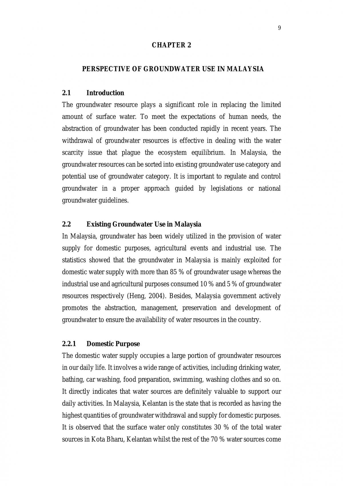 Understand the Groundwater Use in Malaysia - Page 10