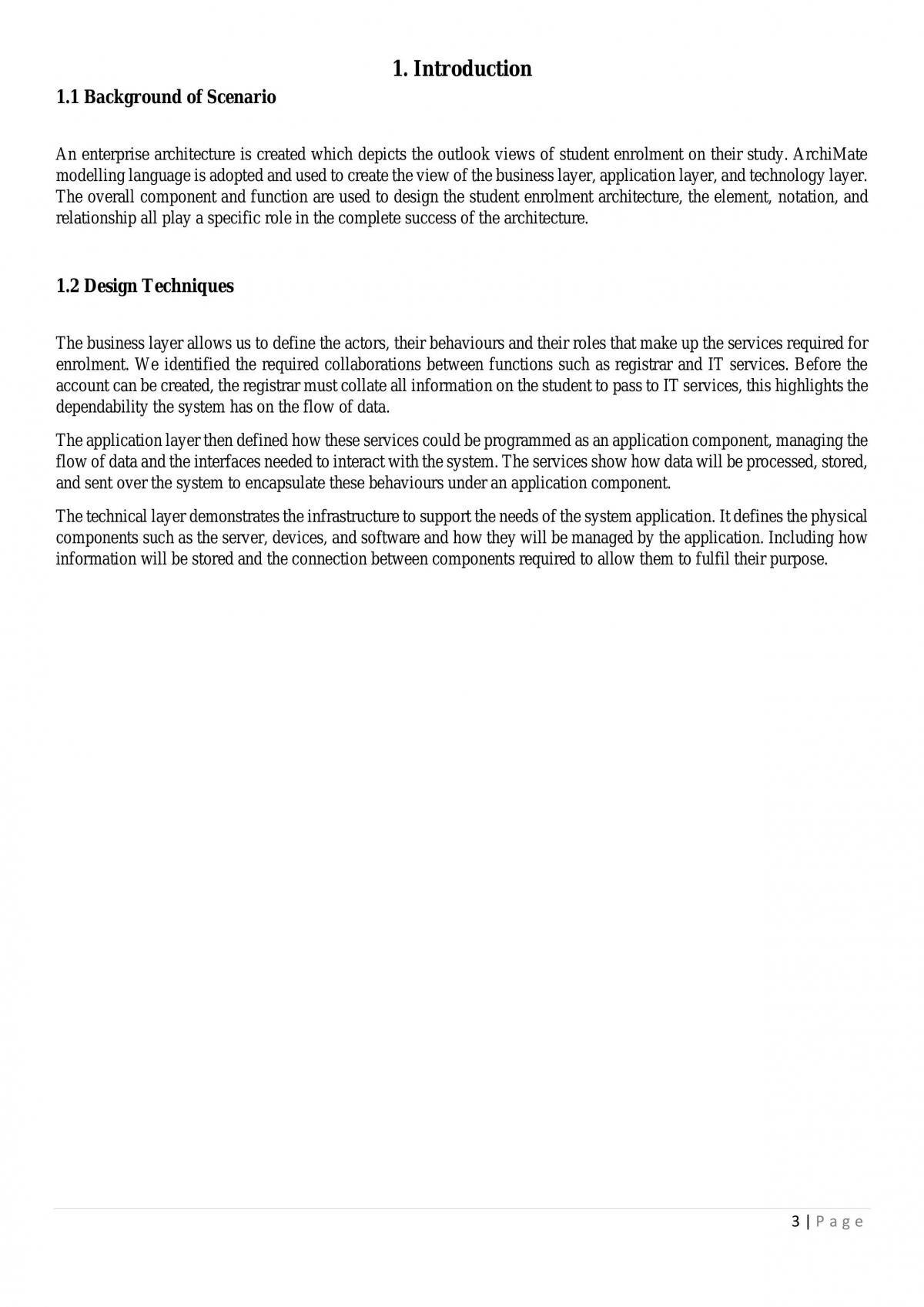 Service-Oriented Application Systems Technical Report - Page 3