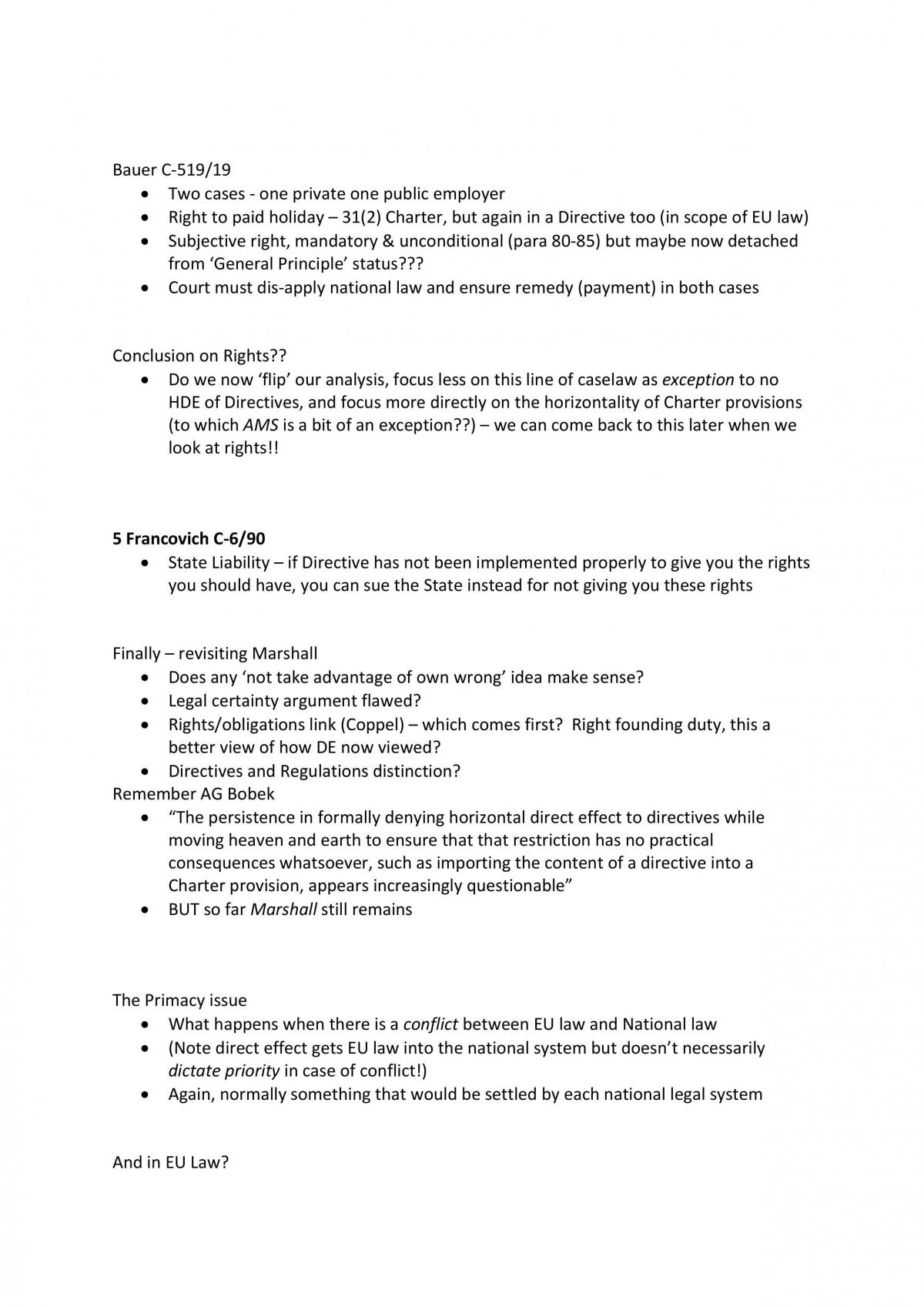EU Law Study Notes - Page 23
