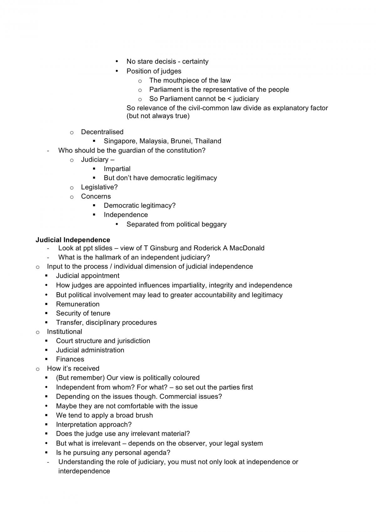Comparative Legal Systems Study Notes - Page 104
