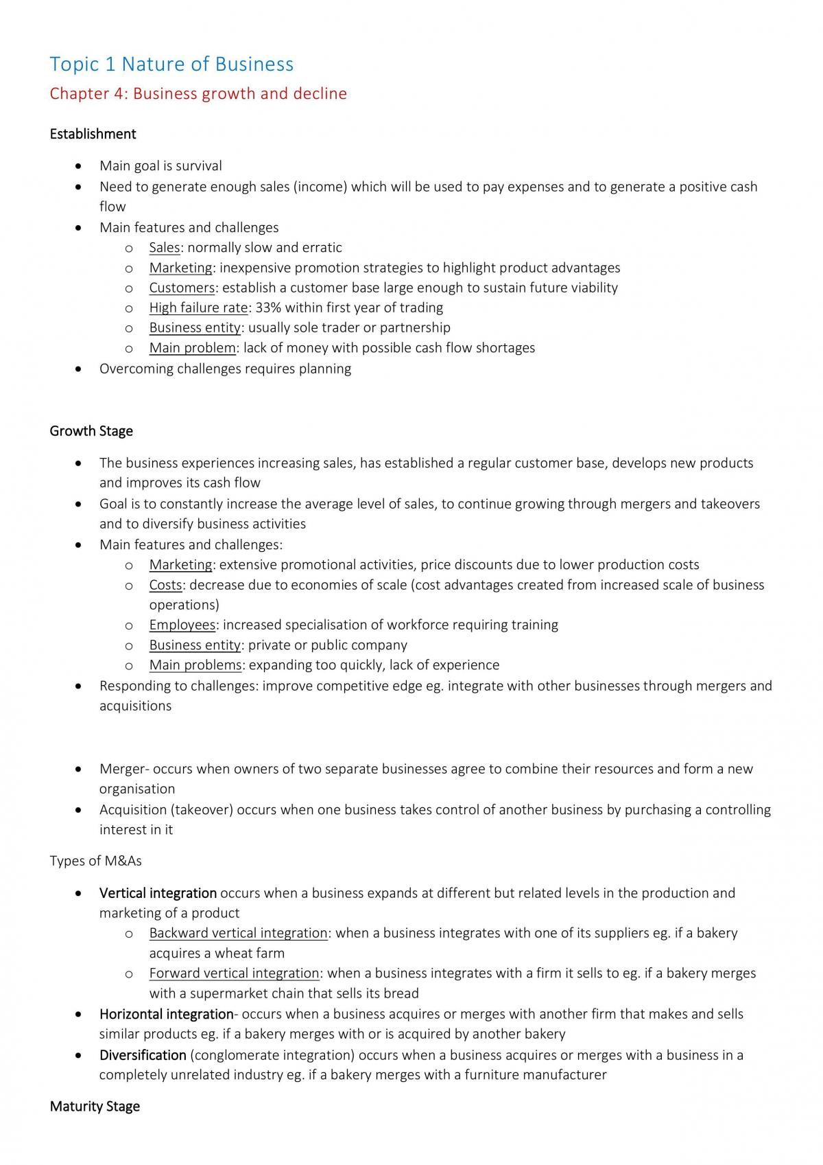 Business Studies Year 11 Preliminary Notes | Business Studies - Year 11 ...