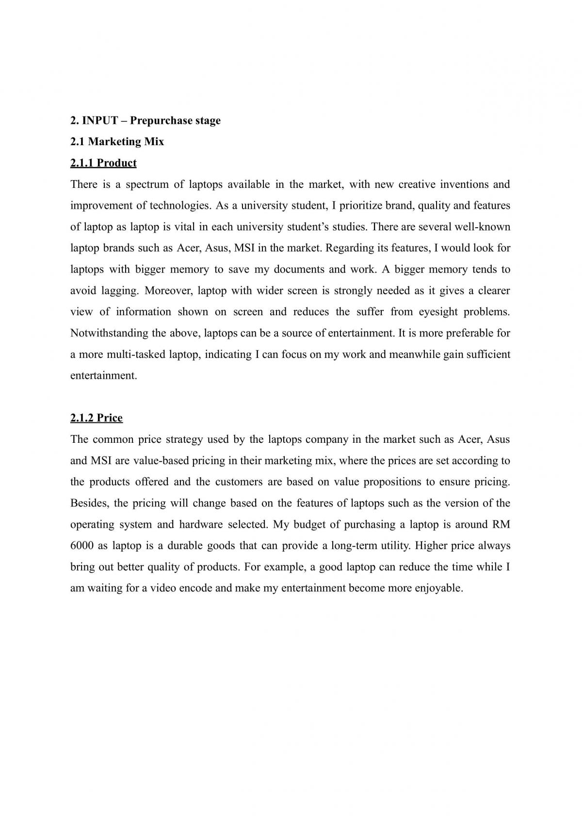 Consumer Behavior in high-end product purchase decision making - Page 3