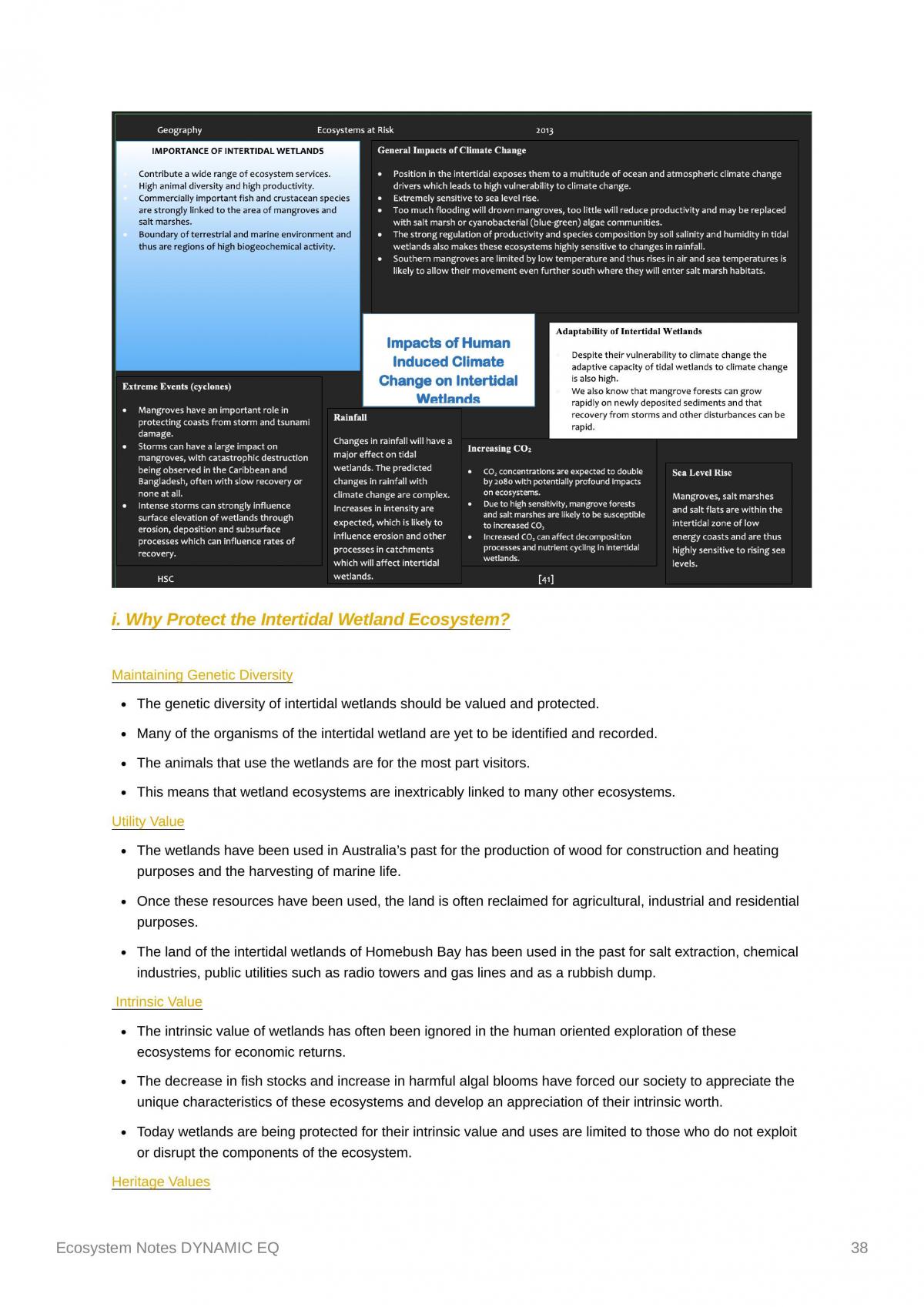 Ecosystems at Risk Entire Notes  - Page 38