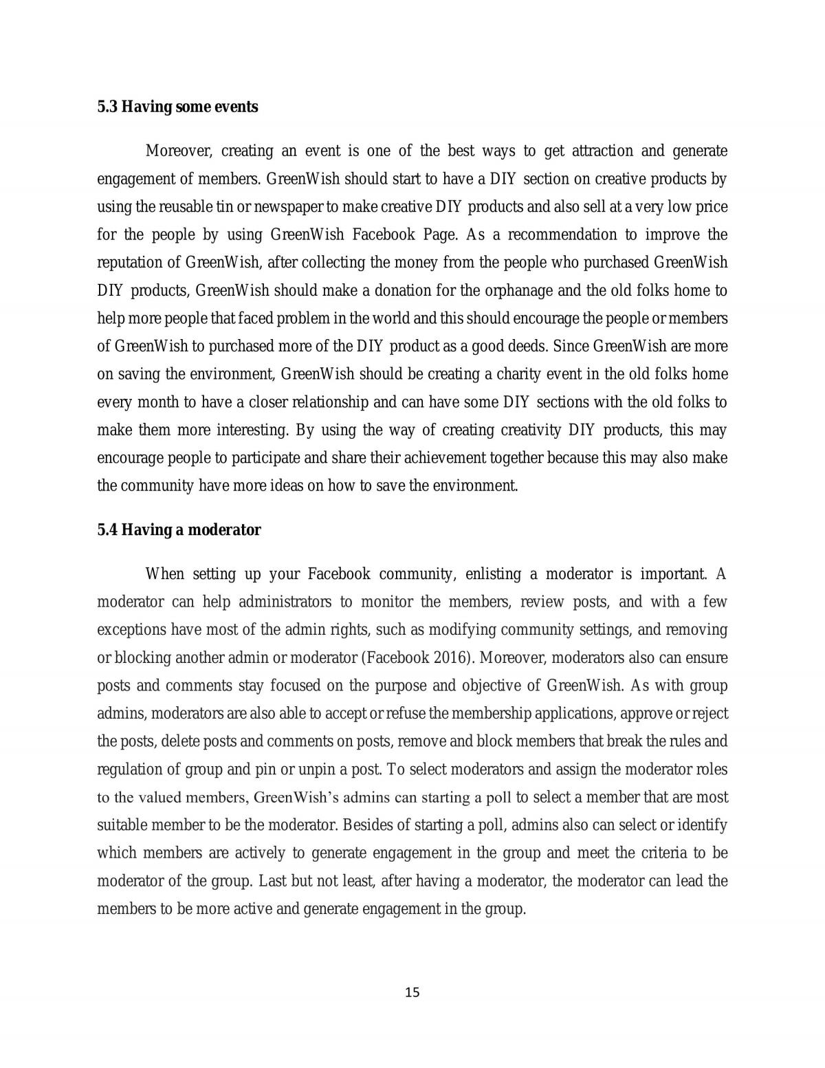 Objective of creating the group 