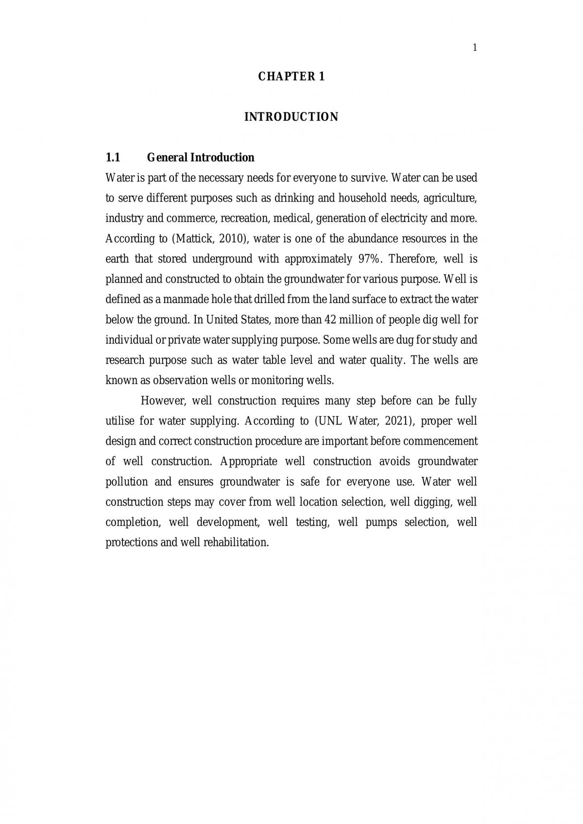 Study of Groundwater Well Construction - Page 3
