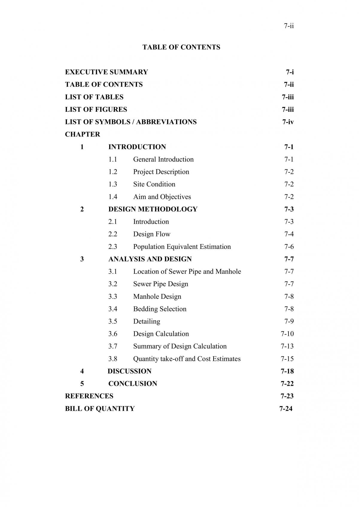 Volume 7: Sewerage Reticulation System - Page 3