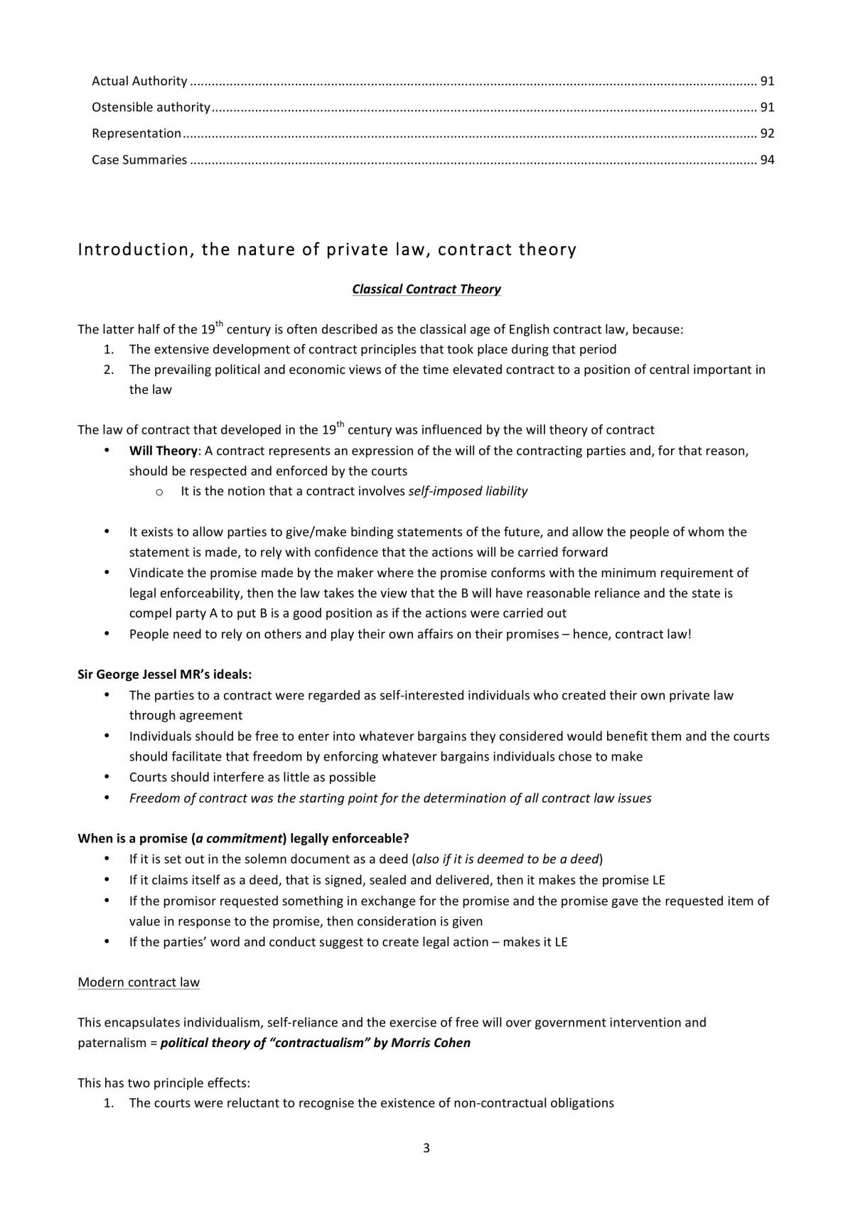 Complete set of notes for LAWS1150 - Page 3