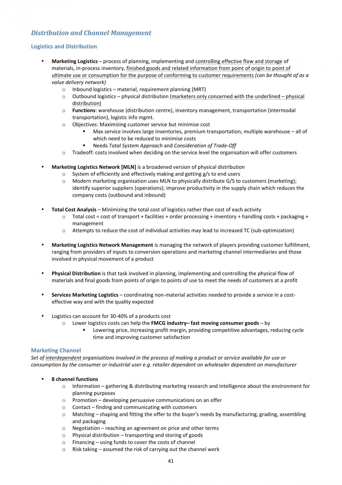 Complete set of notes for MARK1012  - Page 41