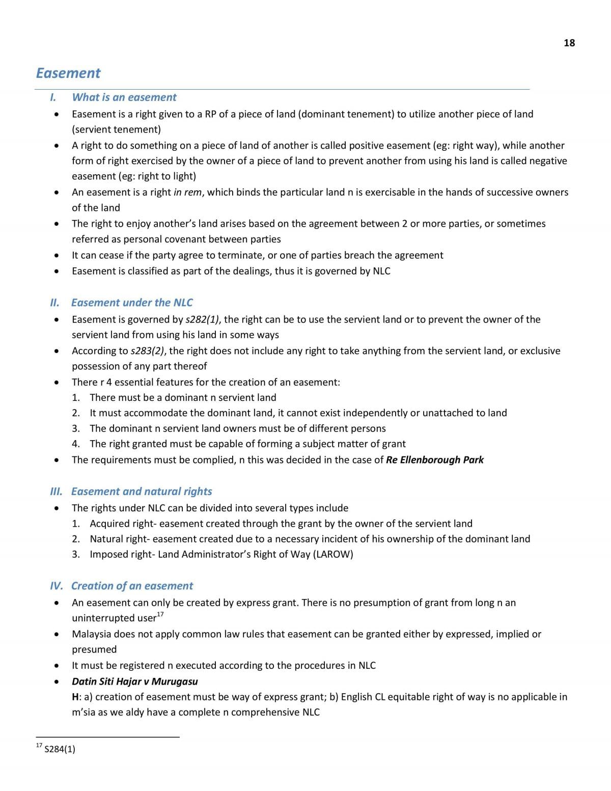 Land Law Notes - Page 18