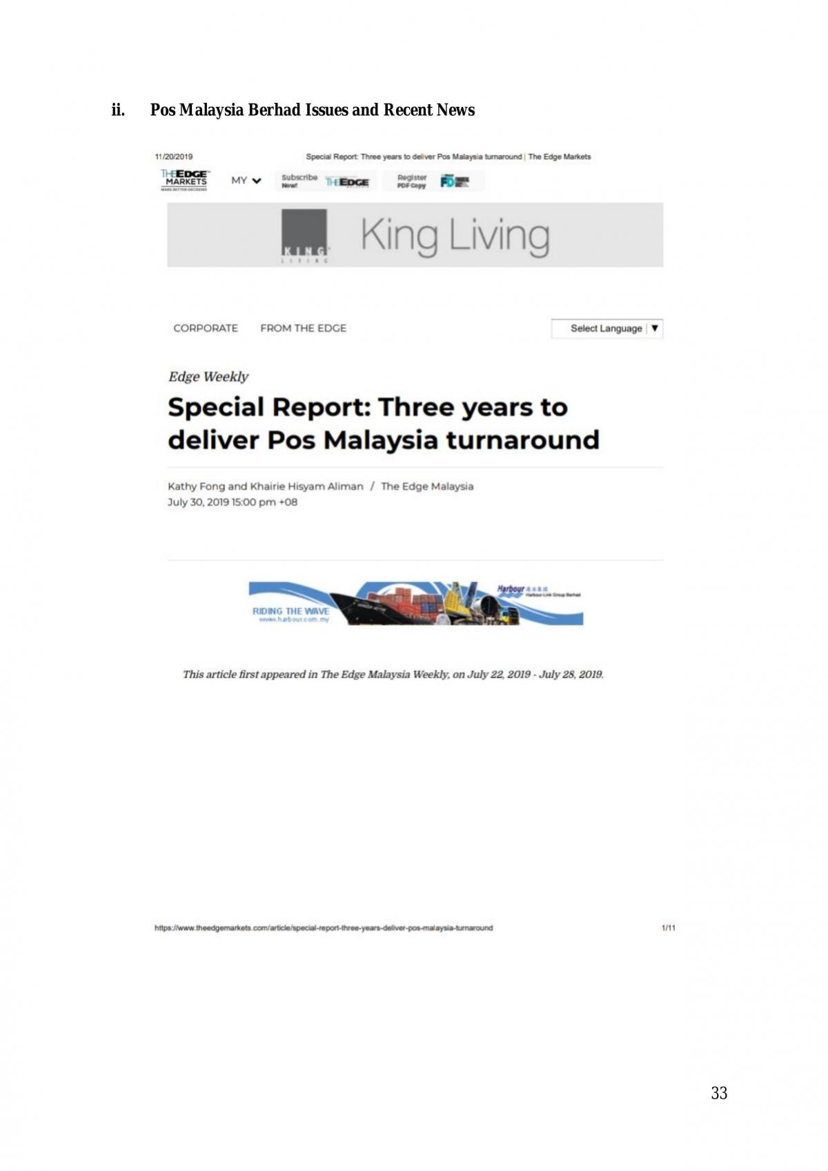 Analysis of GD express  - Page 33