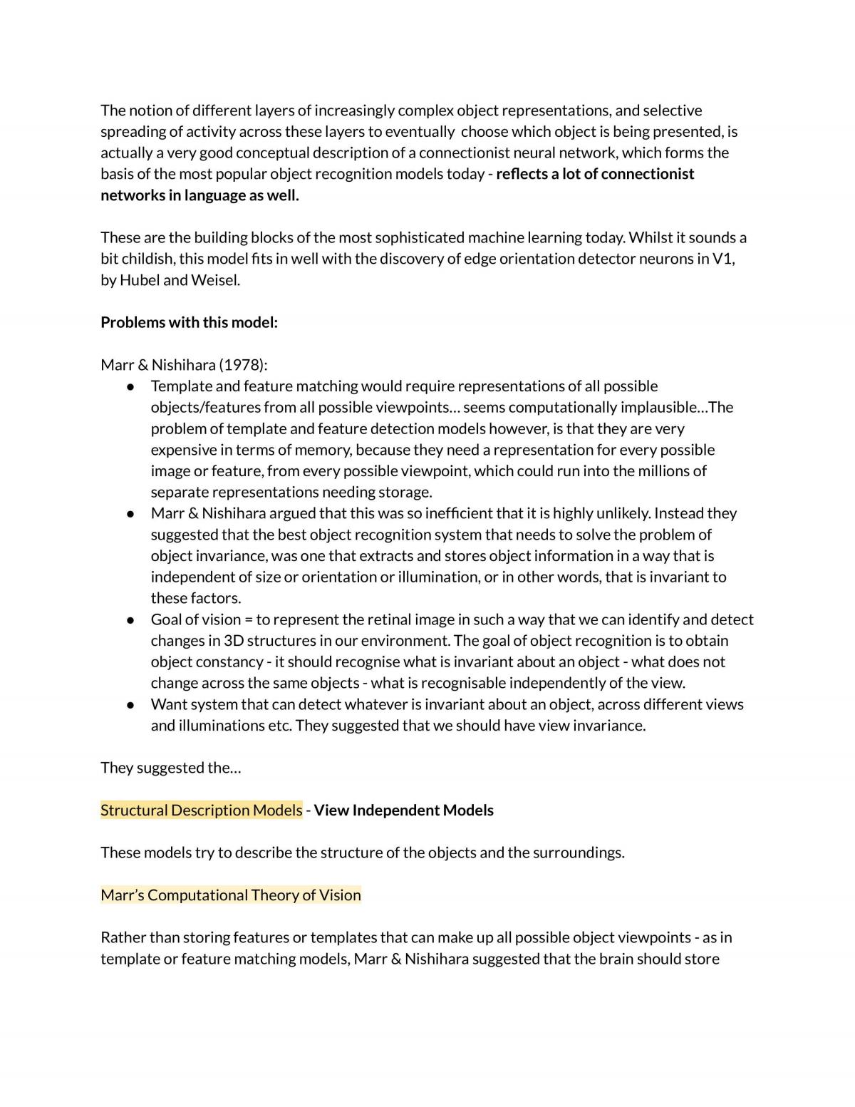 Perception, Attention and Action Notes - Page 64