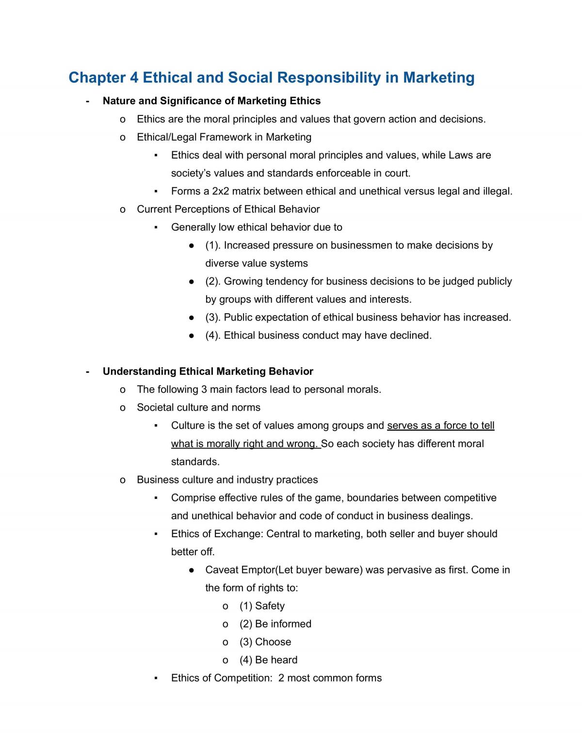MKT1705 Compiled Summary Notes - Page 16