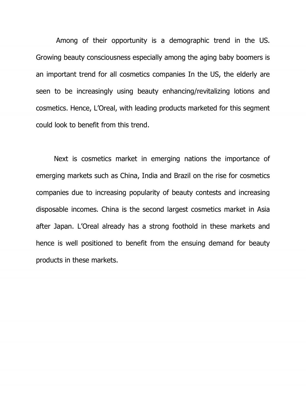 Analysis of Loreal Group - Page 15