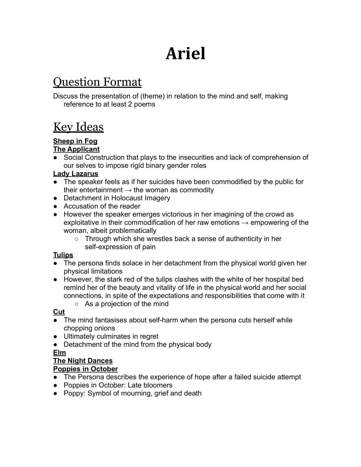 Literature paper 3 - Ariel and Who's Afraid of Virginia Woolf  - Page 24