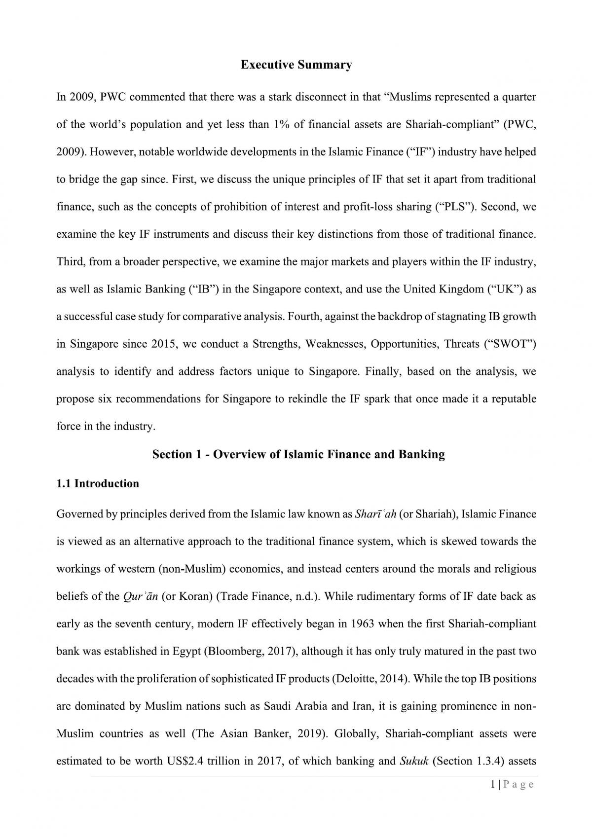 FIN3703 Case Study: Islamic Banking - Page 3