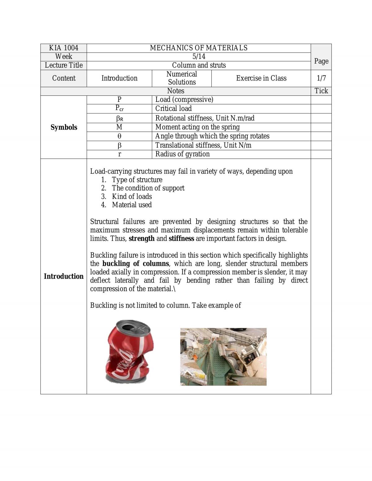 Mechanics of Material Notes - Page 27