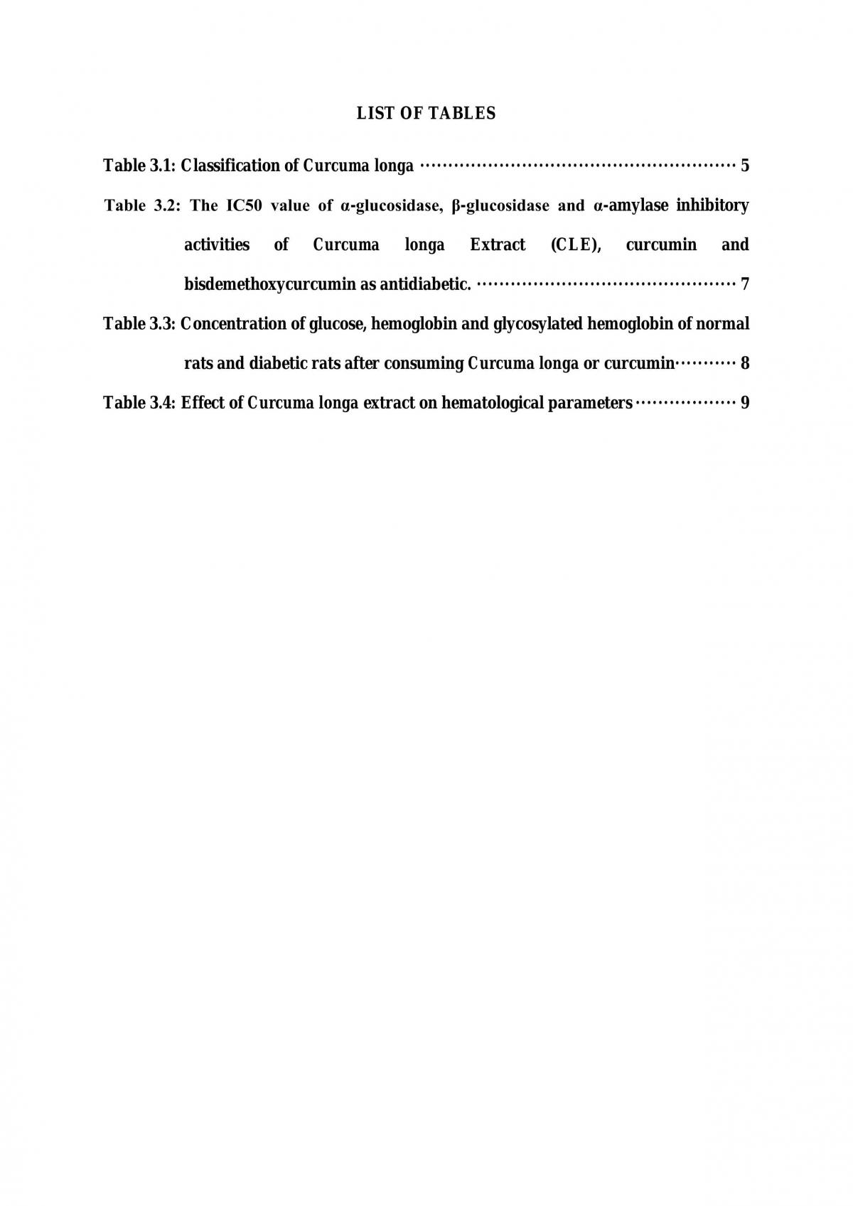 Phytochemical Study of Curcuma Longa and Their Potential As Anti-Diabetic Properties  - Page 3