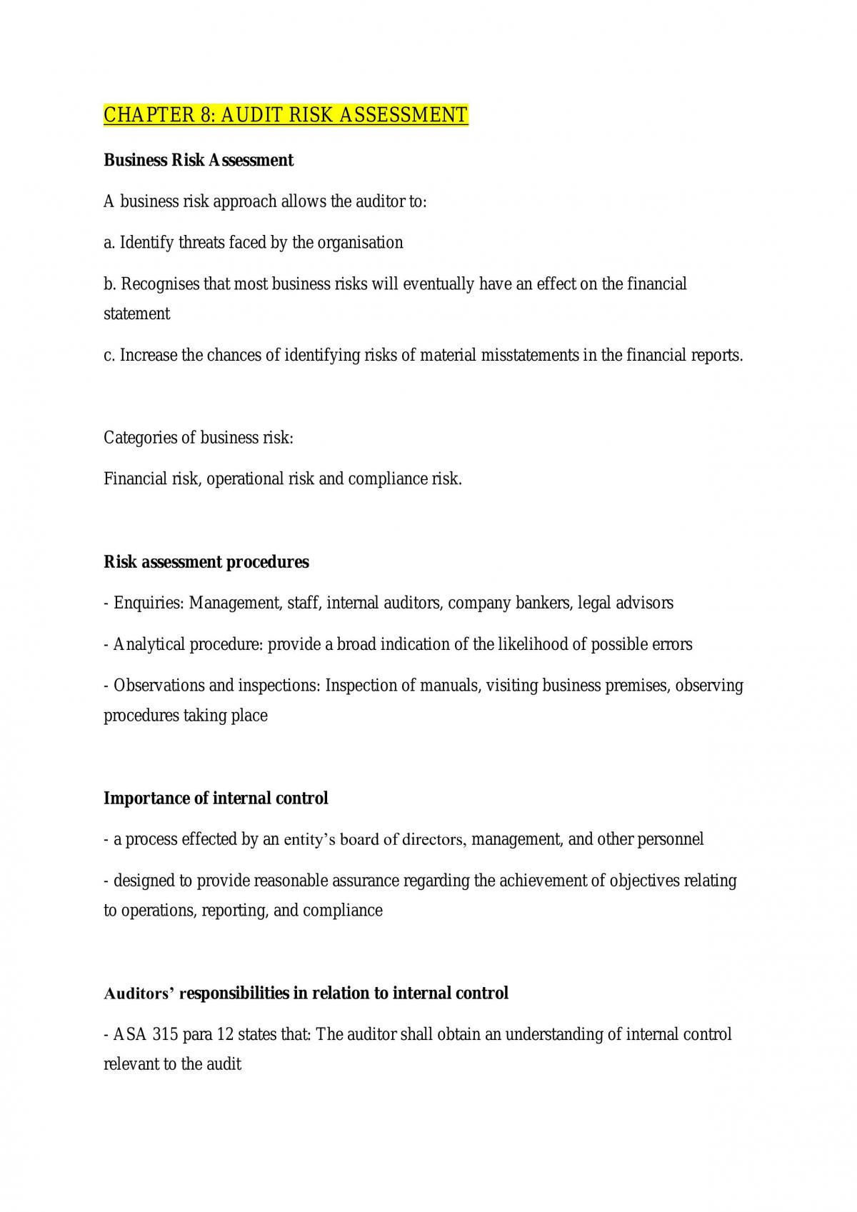 ACC303 Study Notes - Page 17