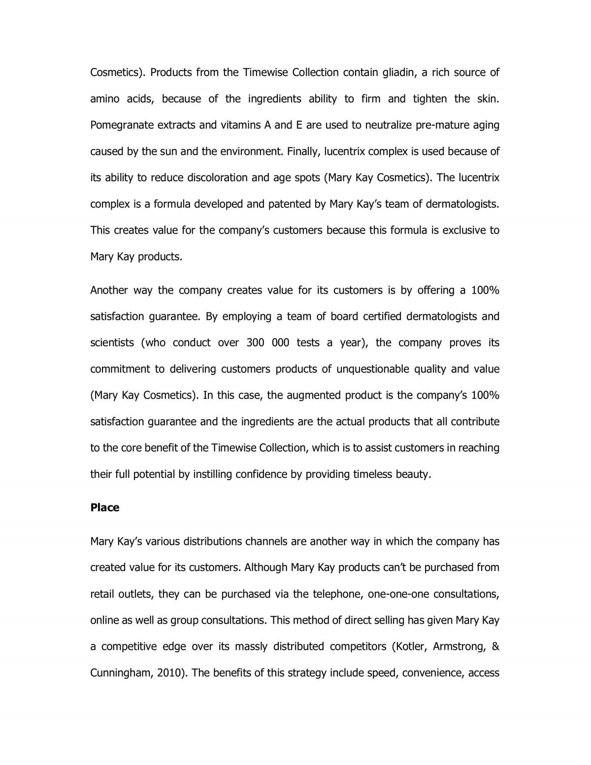 Analysis of Mary Kay - Page 21