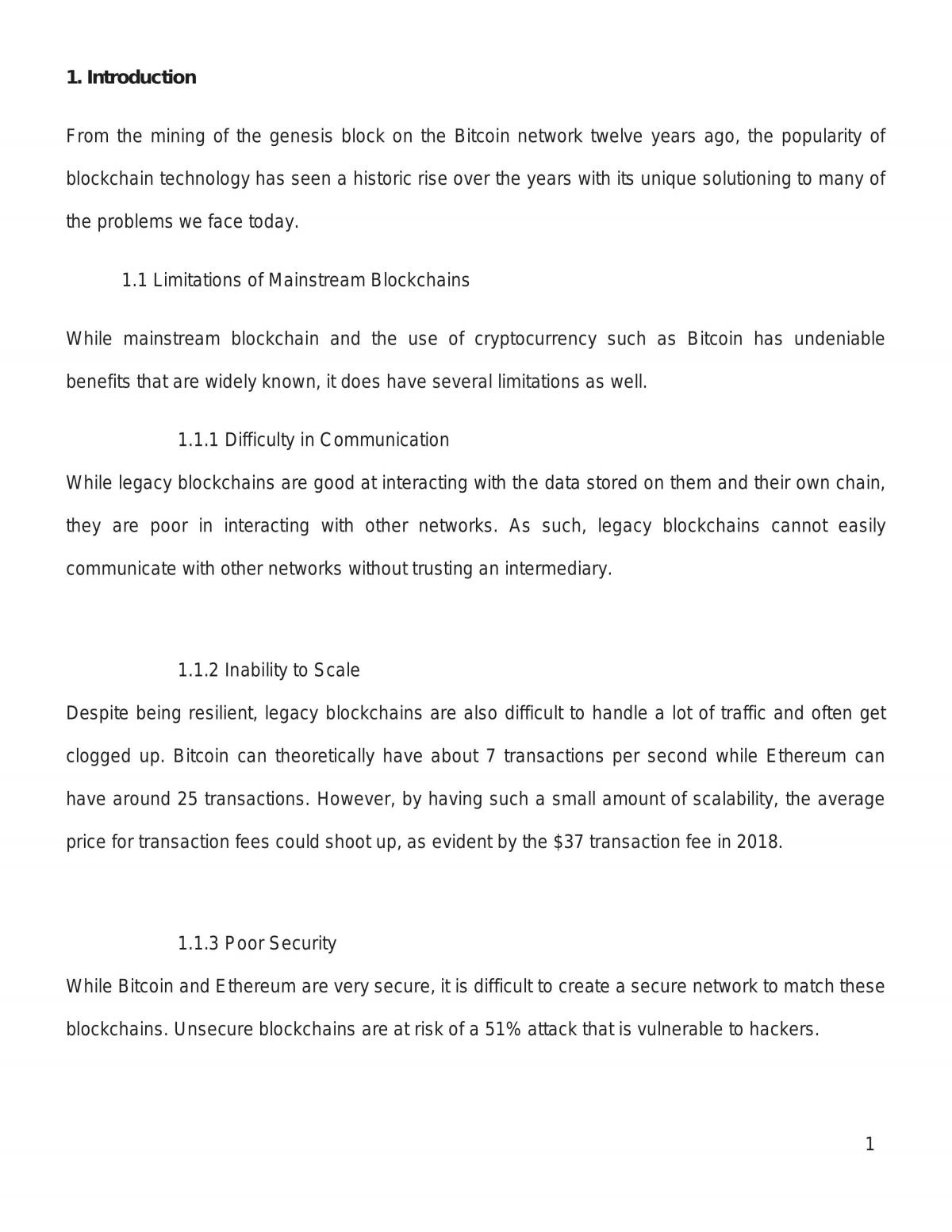 FIN4721 Group Project Report on Polkadot - Page 3