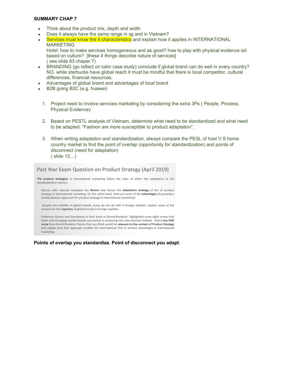 Global Marketing Notes - Page 24